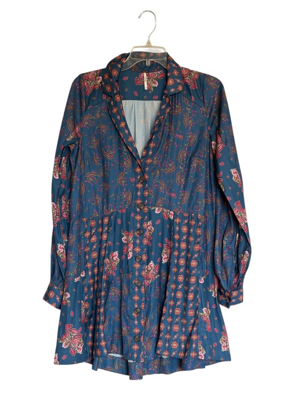 Free People Sylvia A-Line Baby Doll Dress Boho Small - Picture 3 of 8